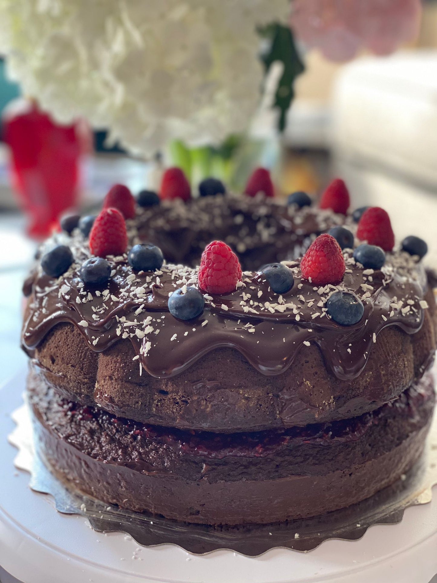 Chocolate Blueberry Cake