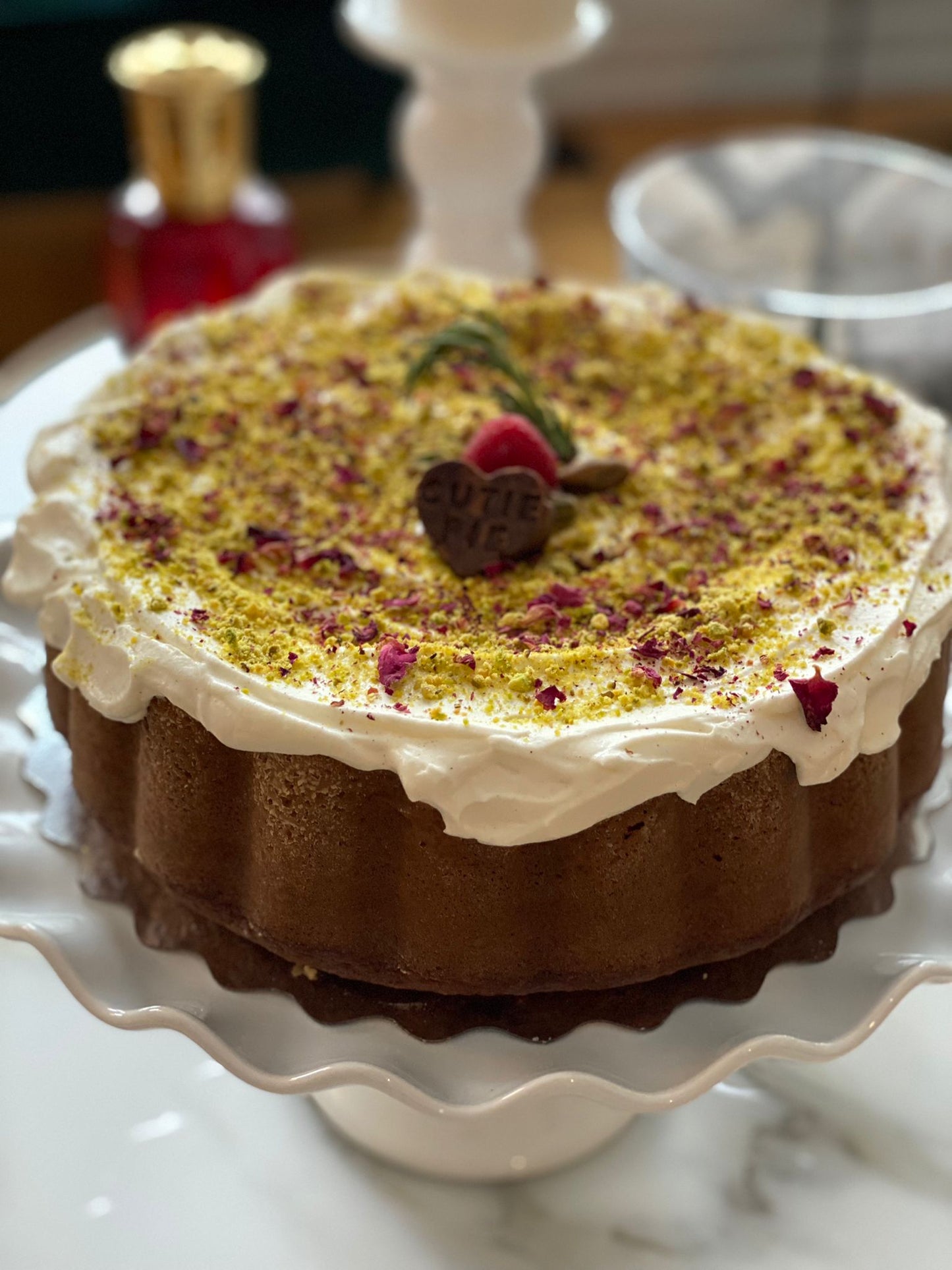 Pistachio Keto Cake